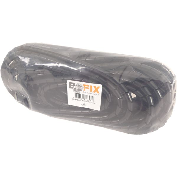 BOFIX Cavo Framebeschermer Spiral 8mm 10 metro nero