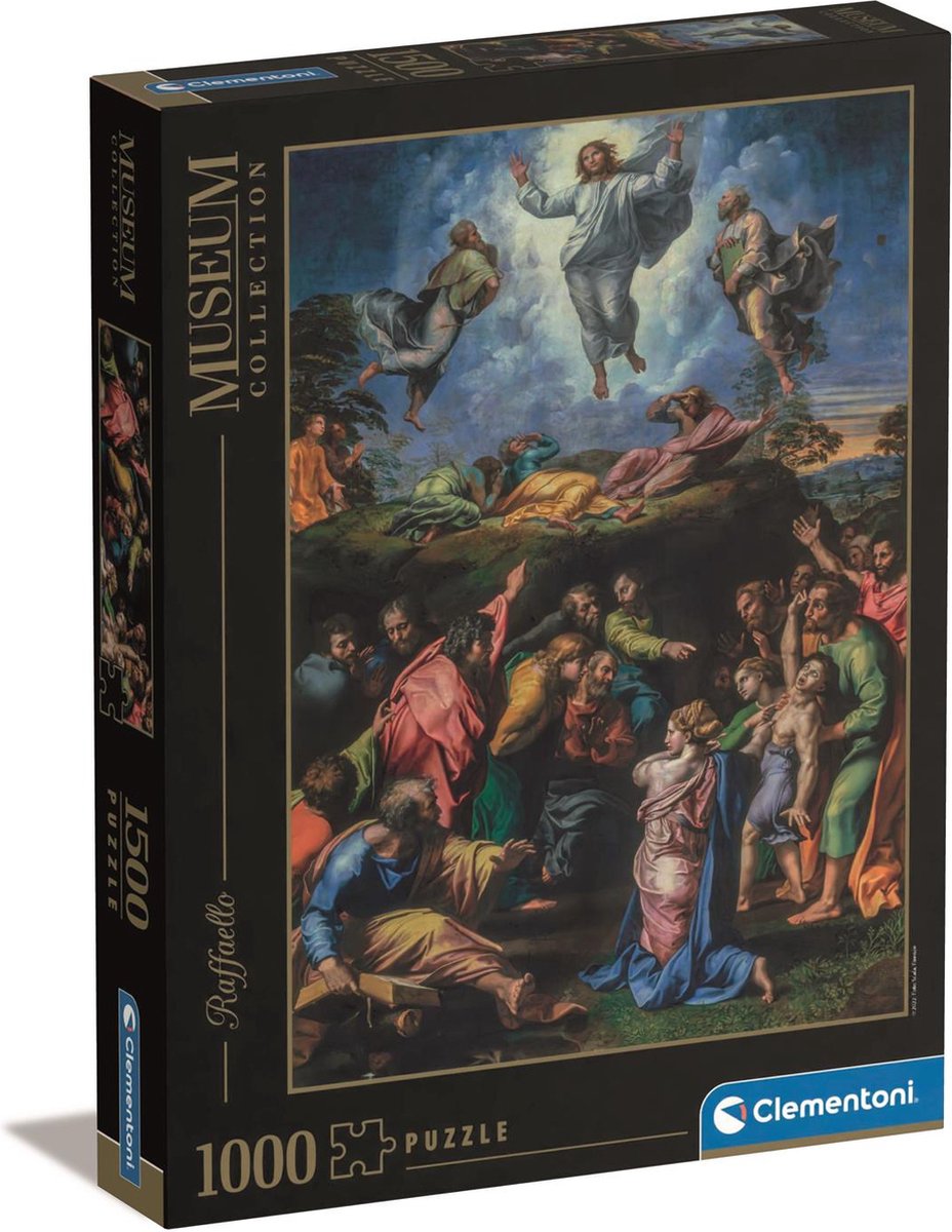 Clementoni - puzzel - 1500 stukjes - transfiguratie van raphael - puzzel voor volwassenen