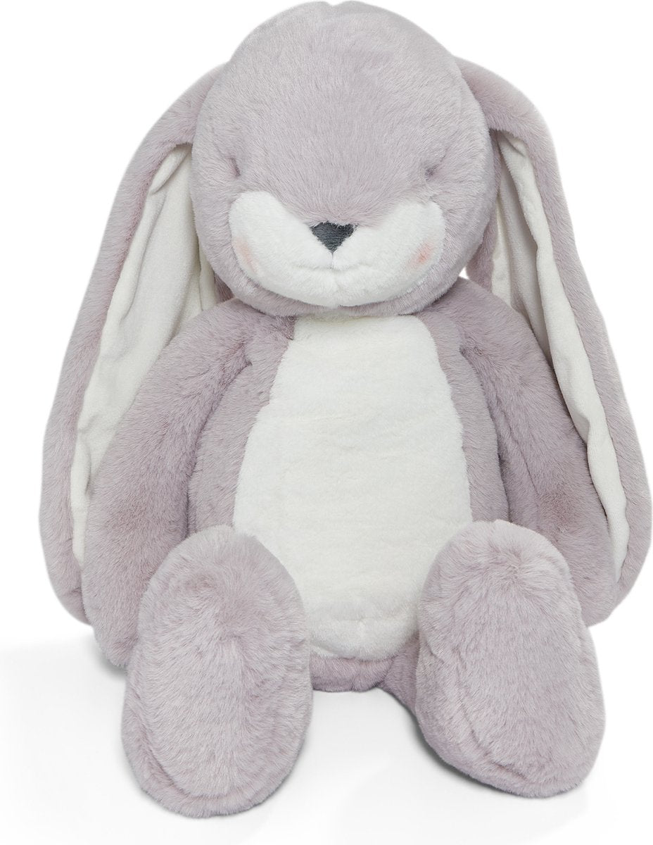Bunnies by the bay floppy nibble konijn - knuffeldier - knuffel voor kinderen - geborduurde details - lila - 52 cm