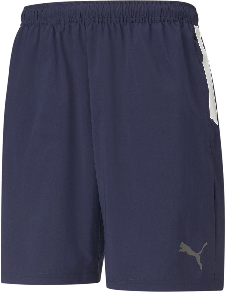 Puma teamliga sideline shorts heren sportbroek - peacoat- black- white