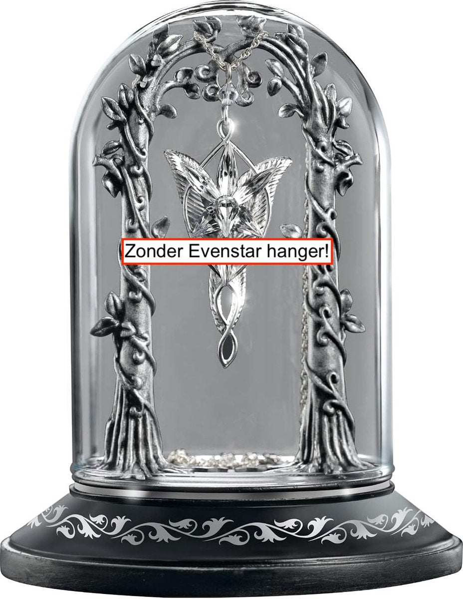 The noble collection lord of the rings: arwen evenstar pendant display