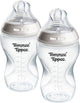 Biberon Tommee Tippee Natural Start - set di 2 biberon da 340 ml - velocità di flusso media - 3 mesi+
