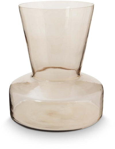 Pip studio vtwonen - basic - vaas - zand - glas - 26x26x30cm