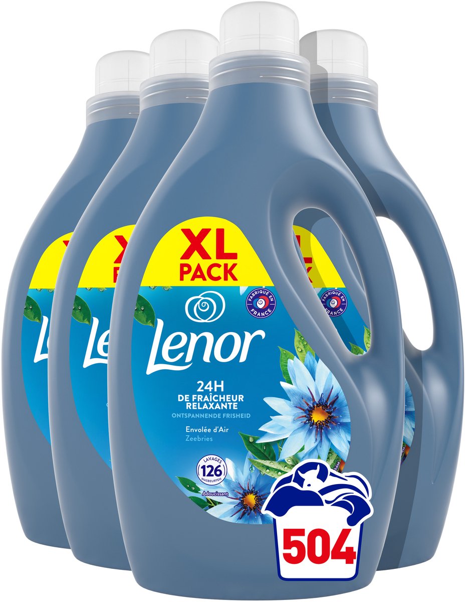 Ammorbidente Lenor Brezza Marina - 4 x 126 lavaggi