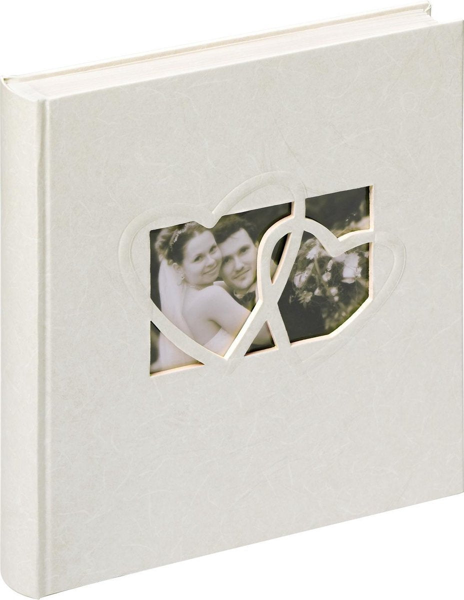 Walther uh-123 dolce cuore - album di nozze - misura 28x30,5 cm - crema