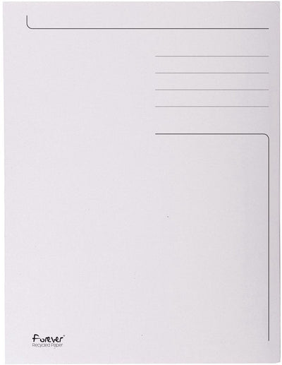 Cartella stampata Exacompta 50xforever® con 3 lembi - 280 gmq - 24x32 cm per a4 - grigio - 448019e