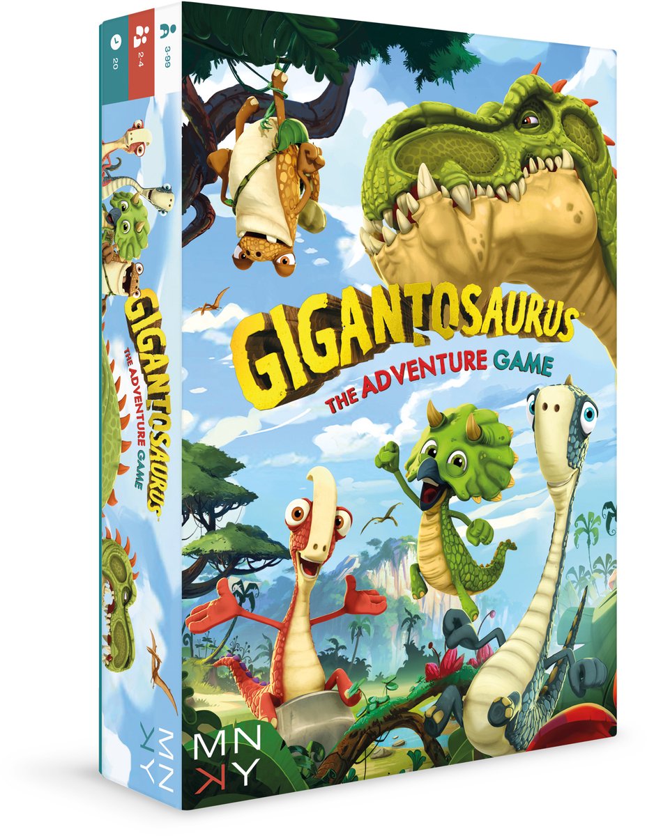 Mnky entertainment gigantosaurus - juego de mesa