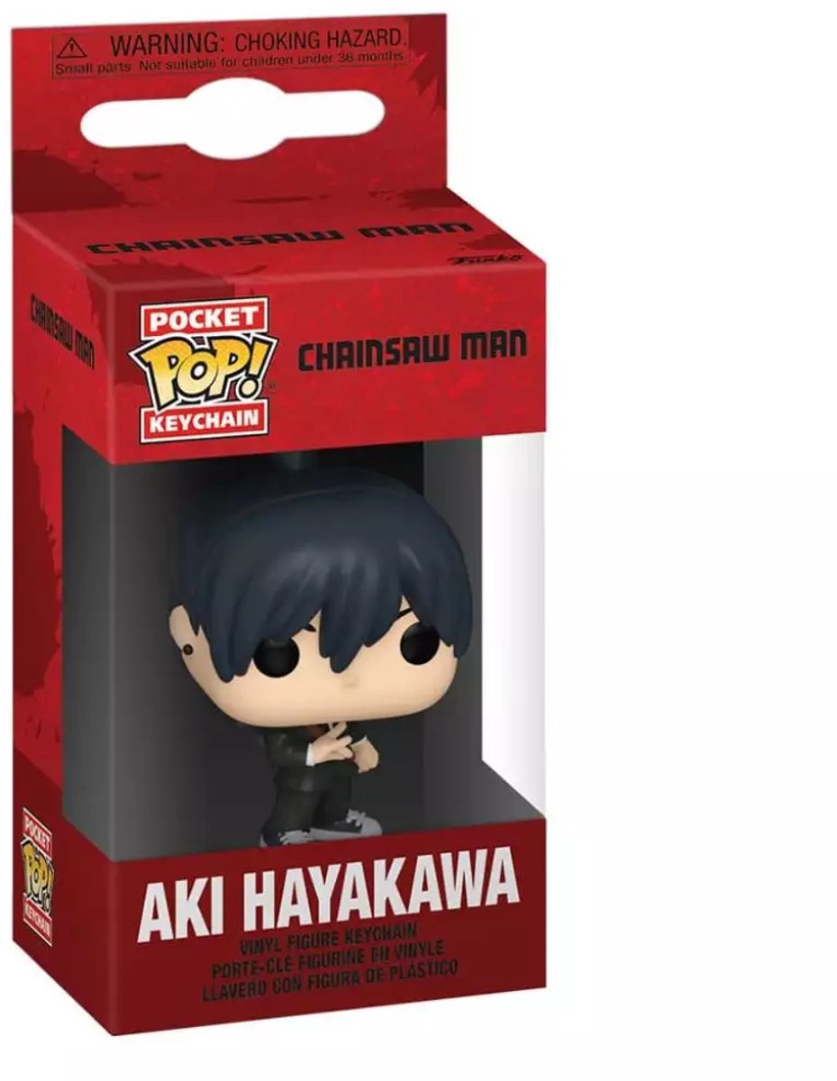 Funko pocket pop! keychain: chainsaw man - aki hayakawa