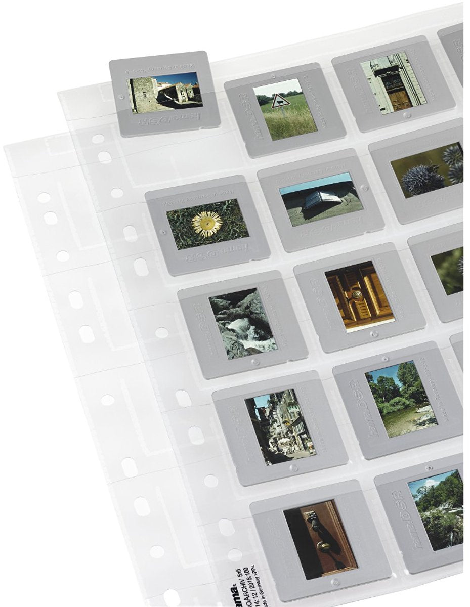 Fundas negativas Hama - formato A4 - 4x5 - 5x5 cm - 25 uds.