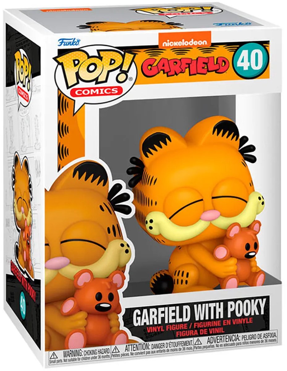Funko Garfield Garfield con Pooky Figura in vinile 40 Pop! multicolore - pvc - merchandising dei fan, pellicola