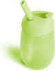 Bicchiere di cannuccia Munchkin - bicchiere antigoccia - pulizia semplice - facile da pulire - lavabile in lavastoviglie - bicchiere per neonati e bambini - 296 ml - verde