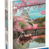 Il puzzle di Clementoni puzzle Himeji Castle in primavera, 1000st.
