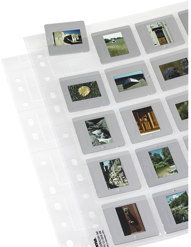 Fundas negativas Hama - formato A4 - 4x5 - 5x5 cm - 25 uds.