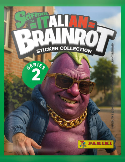 Panini - skifidol italiano Brainrot pegatina 2 - ecoblister