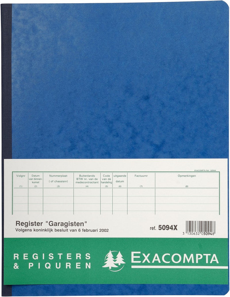 Exacompta piqure 32x25 garajes 80 bl - surtido - 5094x