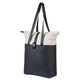 Basil shopper vive mik ganchos 15-20l blanquecino negro