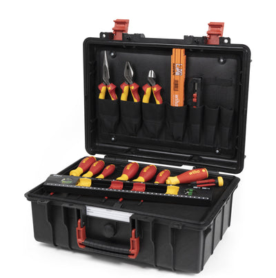 Wiha 9300-70403 gereedschapskoffer basic set l elektrisch | 18 delig - 45530