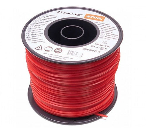 Filo falciante Stihl 5 angoli ø 2,7 mm x 38,0 m - 9303342 - 00009303342