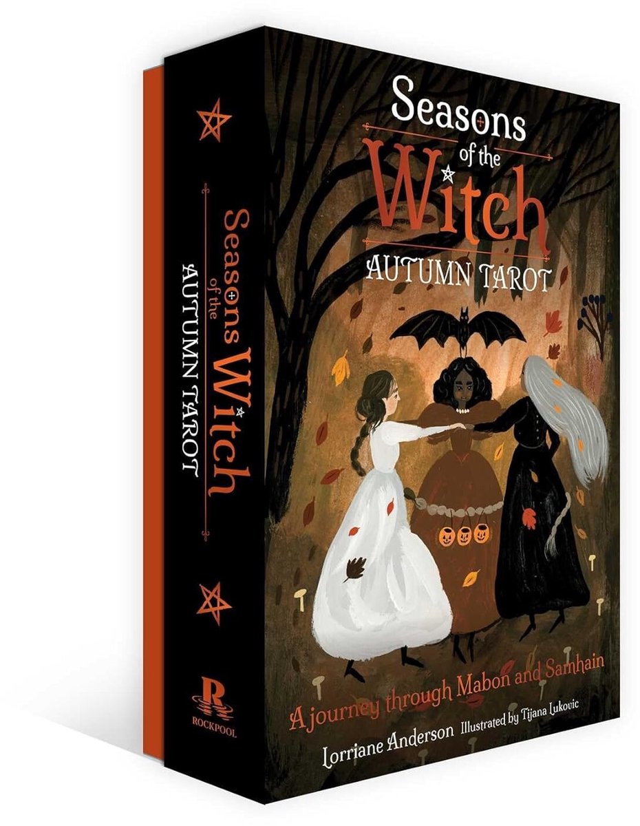 Estaciones del tarot de otoño de la bruja