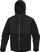 Giacca softshell Delta Plus Horten a 3 strati - nera | arancio - l
