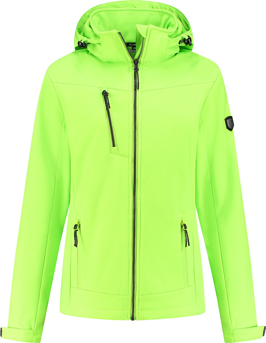 Kjelvik softshell jas roxi lime