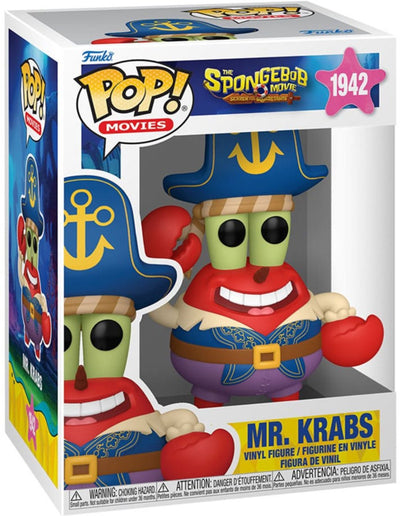 Funko Spongebob schwammkopf il film di Spongebob - mr. Krabs (film pop!) figura in vinile 1942 unisex pop! - neutro - standard