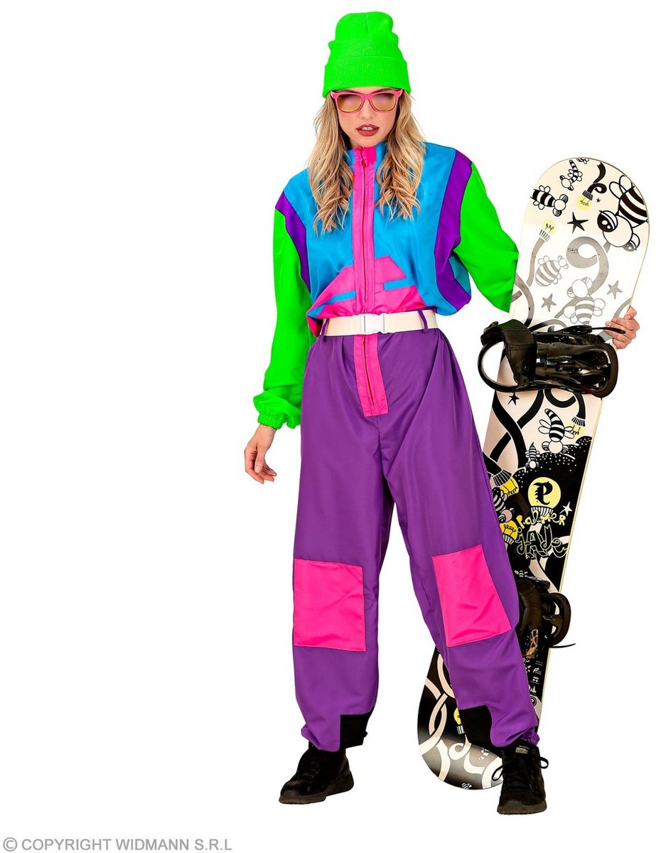 Costume da snowboarder retrò Finidi otto