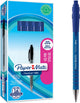 Paper mate - bolígrafo gel flexgrip | caja de 12 piezas | azul