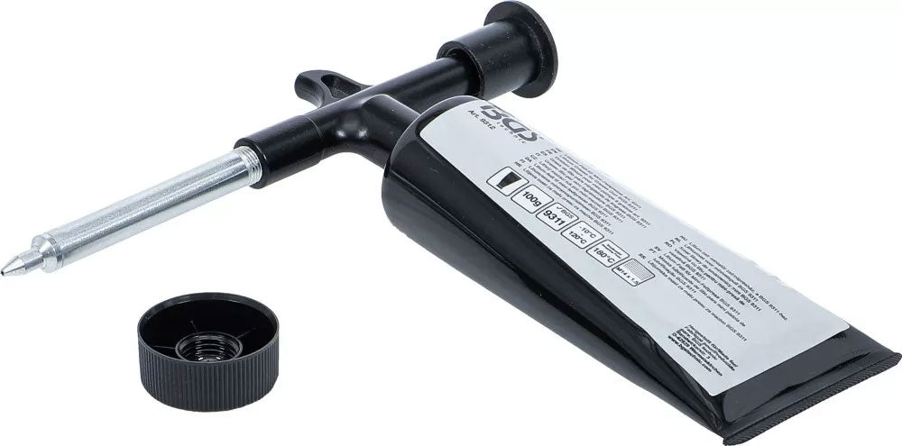 Bgs technic mini pistola engrasadora con grasa de litio tubo de 100 g