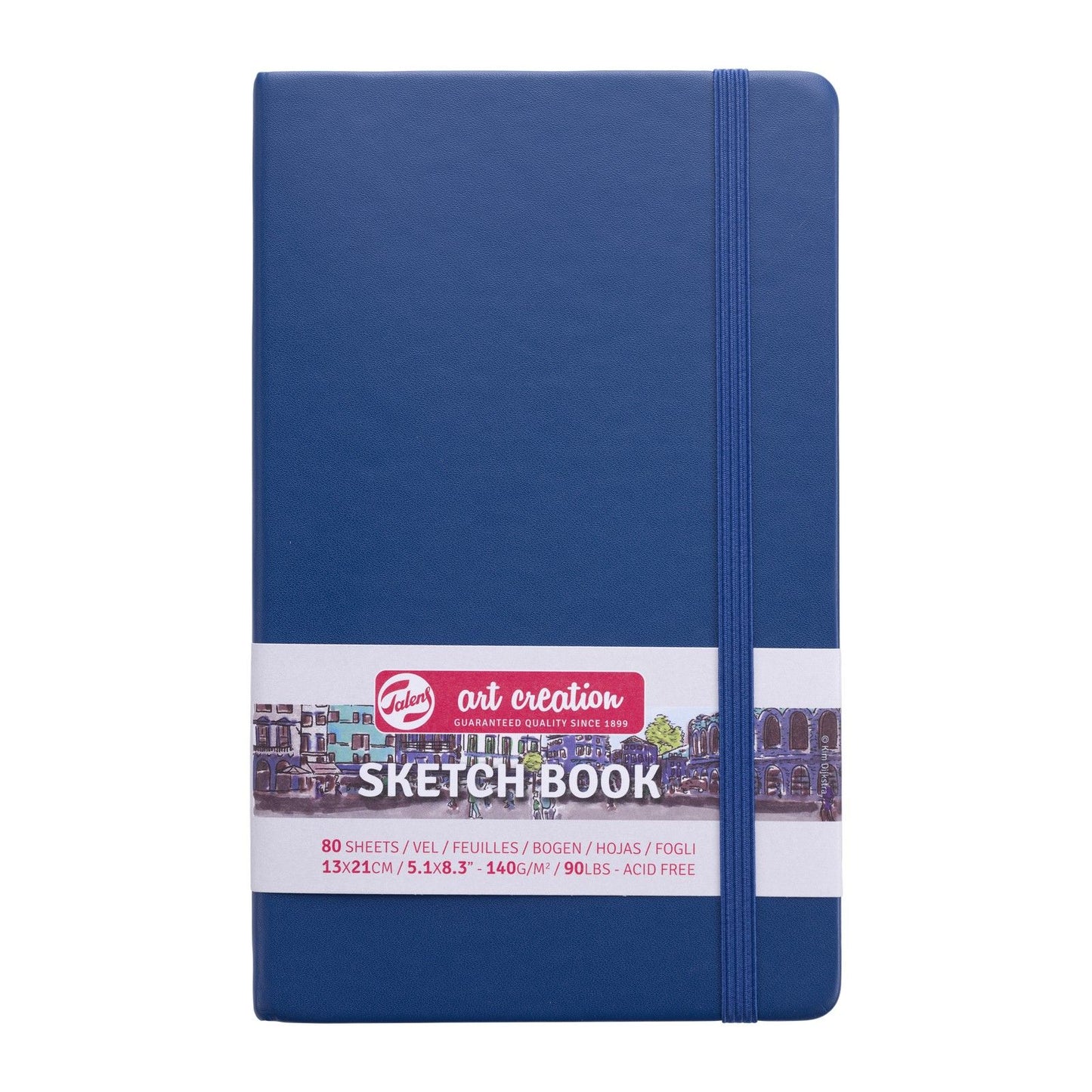 Talens creación artística • cuaderno de bocetos azul marino 13 x 21 cm 140 g 80 hojas
