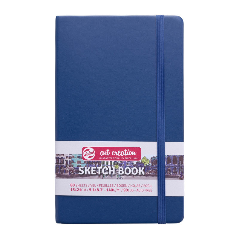 Talens creación artística • cuaderno de bocetos azul marino 13 x 21 cm 140 g 80 hojas