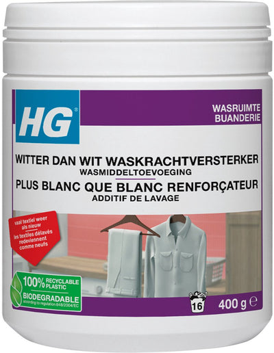 Hg detersivo più bianco del bianco additivo detersivo booster 400gr
