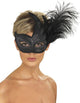 Smiffys travestimenti | copricapo: maschera decorata con piume di colombina