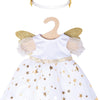 Heless doll dress angel with stars, 28-35 cm