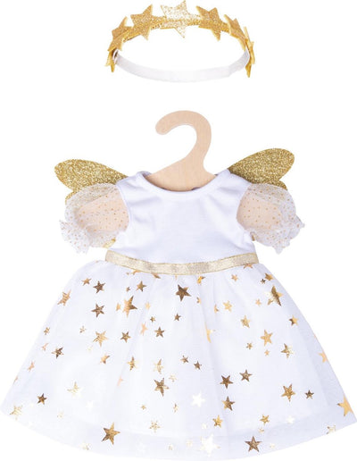 Angelo abbigliamento da bambola Heless con stelle, 28-35 cm