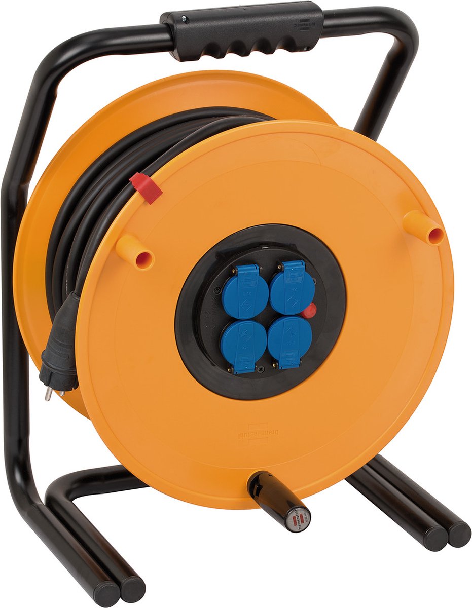 Brennerstuhl brobusta ip44 carrete de cable para construcción industrial 50m h07rn-f 3g2.5 *fr*