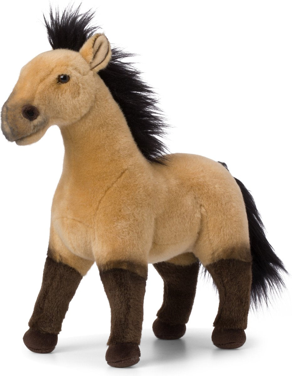 Wnf peluche de bon ton toys wnf caballo salvaje beige - 29 cm - 12''