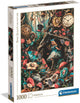 Clementoni - rompecabezas - 1000 piezas - un día en el país de las maravillas - colección de alta calidad