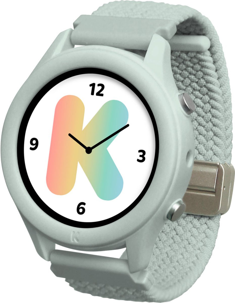 Kidywolf k-watch green – smartwatch interattivo per bambini con 10 modalità sportive, touchscreen OLED, torcia Bluetooth 8+