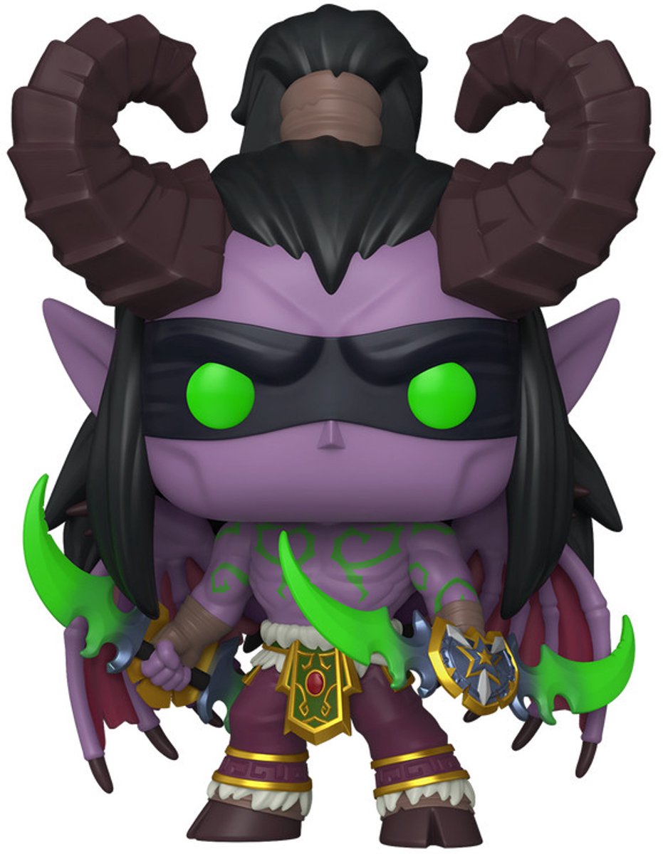 Funko world of warcraft illidan (chase edition mogelijk!) vinylfiguur 1101 unisex pop! - neutraal - standard