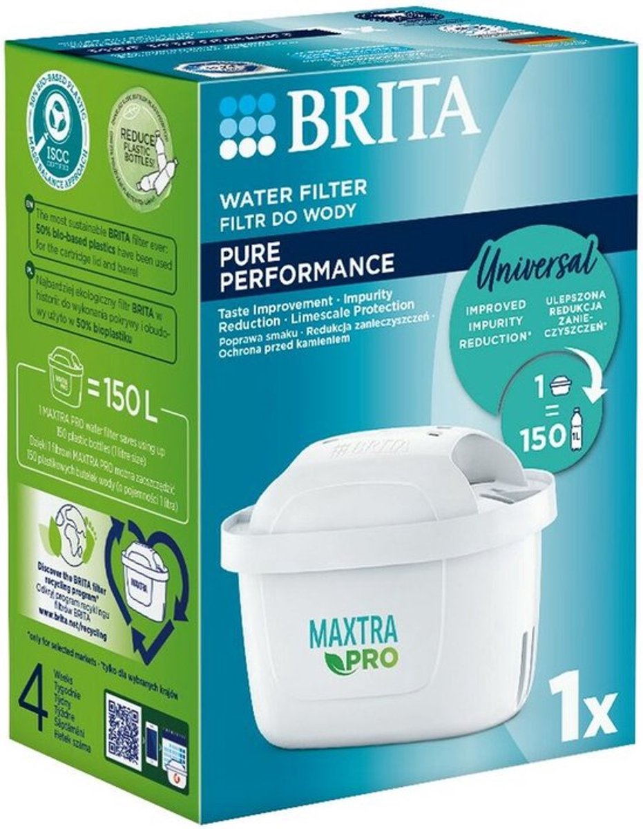 2978 brita maxtra pro pure performance - waterfilter - origineel - 150l per filter