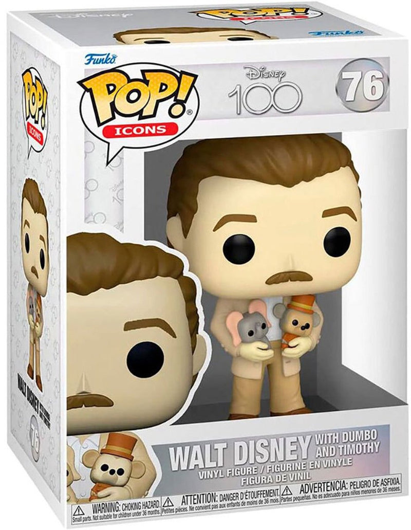 ¡Funko pop! disney 100 - peluche timothy walt disney y dumbo #76