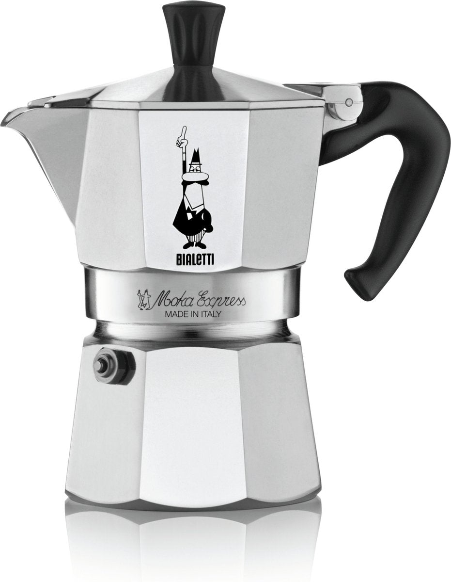 Bialetti moka express - cafetera eléctrica - 4 tazas - aluminio