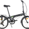 Dahon vouwfiets vybe d7 shadow - 20 inch - 6 speed - v brake - matt black