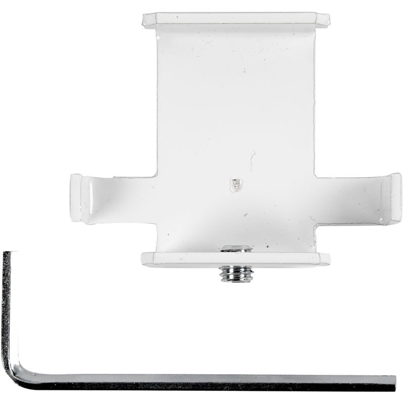 Perfil de colección, en forma de T, A: 55 mm, p: 20 cm, A: 45 mm, blanco, 1 pieza