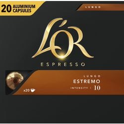 Abi tazas de café l'or lungo estremo 20 piezas
