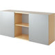 Mobile con ante scorrevoli Bach Hammerer 2fh acero, argento