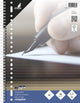 Blocco note Kangaro - A4 - con linea - 60 grammi - spirale - 23 fori - 5 pezzi - blocco note - k-5544-5