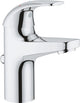 Rubinetto lavabo Grohe Quickfix Start Curve - ecojoy - con scarico - cromo - risparmio idrico