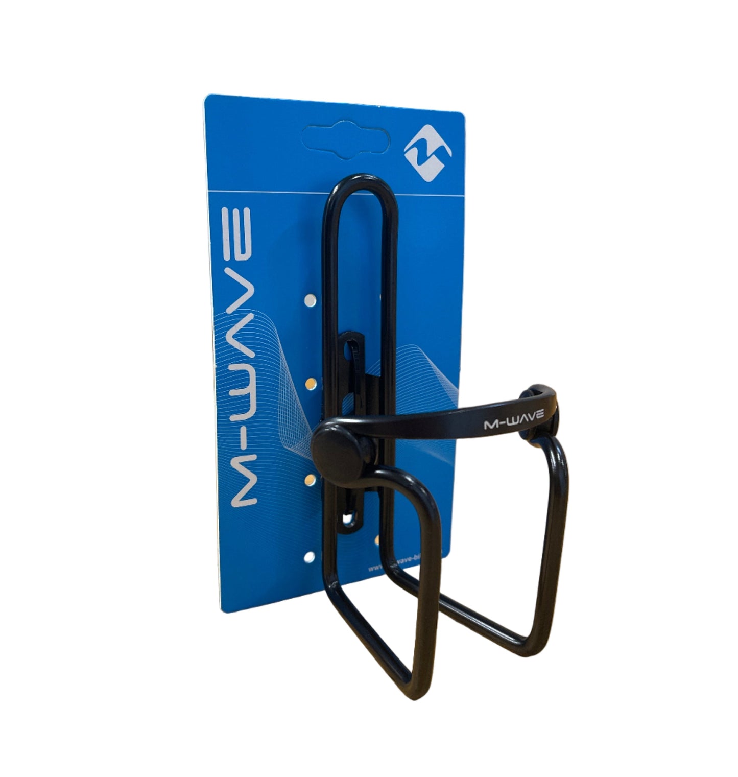Portaborraccia in ottone Schlager m-Wave in alluminio nero con tappi protettivi